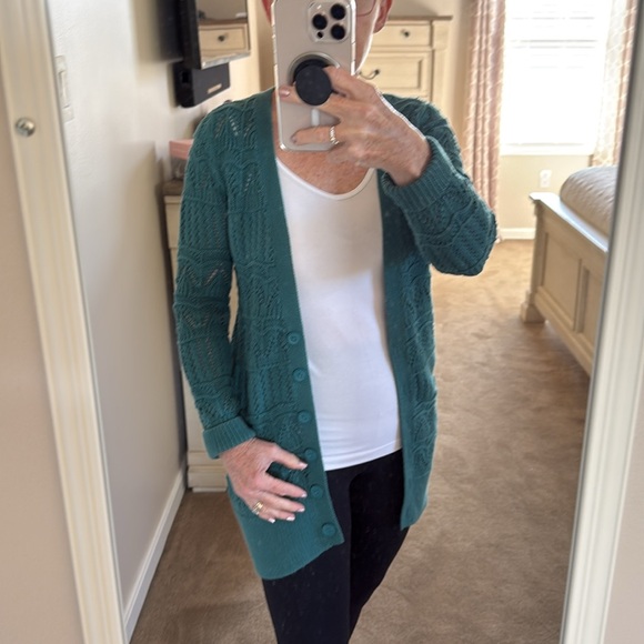 LC Lauren Conrad wide knit long cardigan - Picture 3 of 13